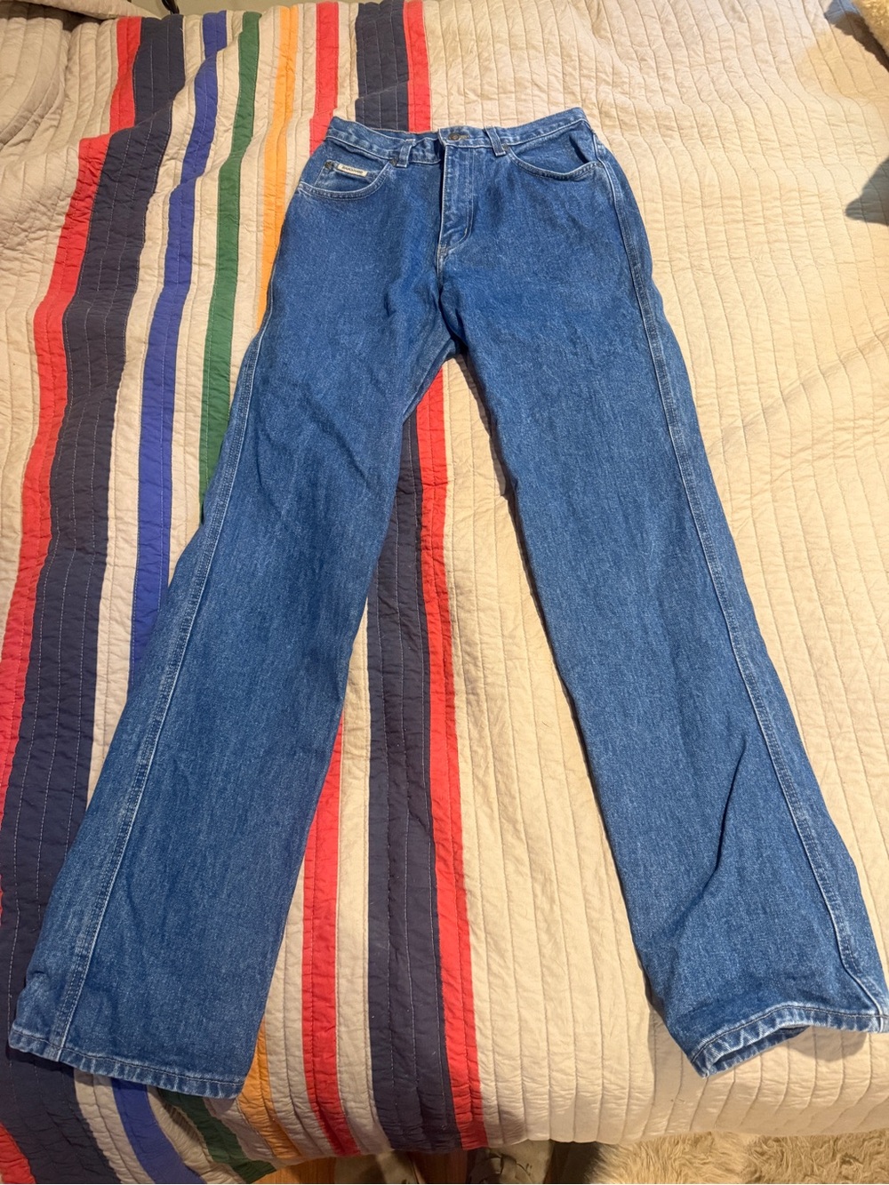 Men's Bootcut Denim Jeans in Blue